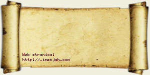 Isak Simijonović vizit kartica